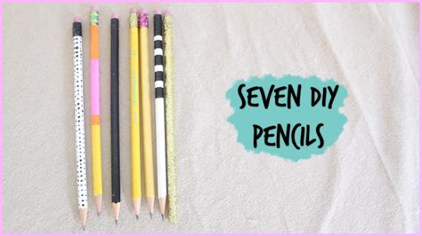 15 Fun DIY Pencils (Ideas + Tutorials)