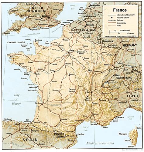 Maps: Map Of France