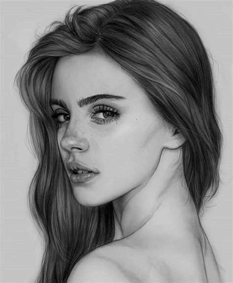 Beautiful Woman Pencil Sketch ~ Beautiful Women | Bodewasude