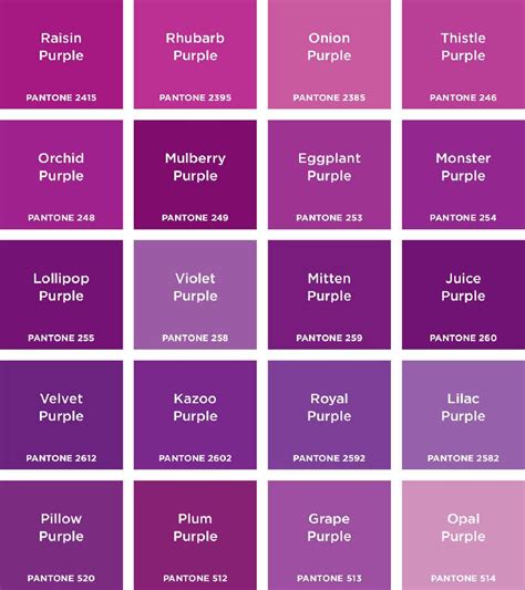 √ Shades Of Purple Hex