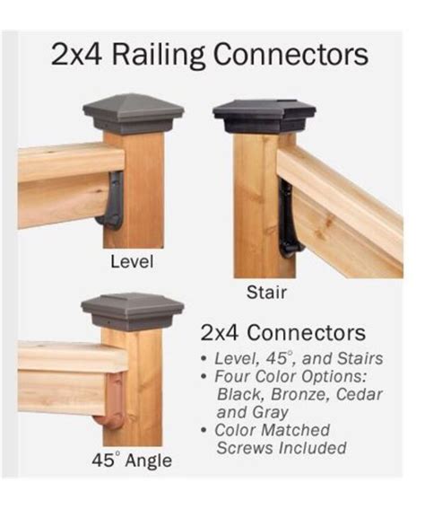 2X4 Stair Railing Connector - Stair Solution