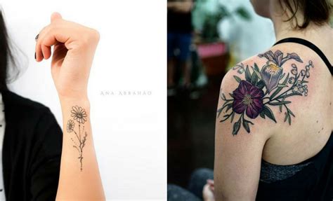 43 Beautiful Flower Tattoos for Women - StayGlam