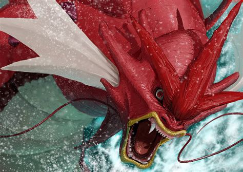 Download 3d Shiny Gyarados Wallpaper | Wallpapers.com