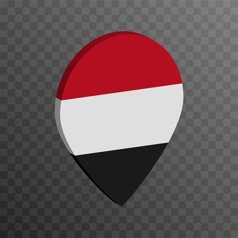 Map pointer with Yemen flag. Vector illustration. 17395877 Vector Art ...