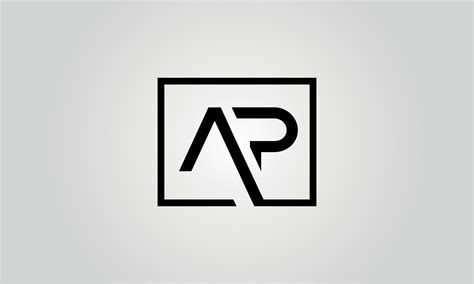 AP Logo Design. Initial AP Letter Logo Icon Design Free Vector Template ...