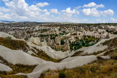 Cappadocia Landscape in Central Anatolia, Turkey Stock Photo - Image of ...