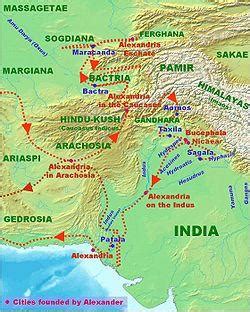 Map Depicting the Location of Bactria