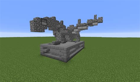 Builds - [Minecraft Build] Very small dragon statue | CubeCraft Games