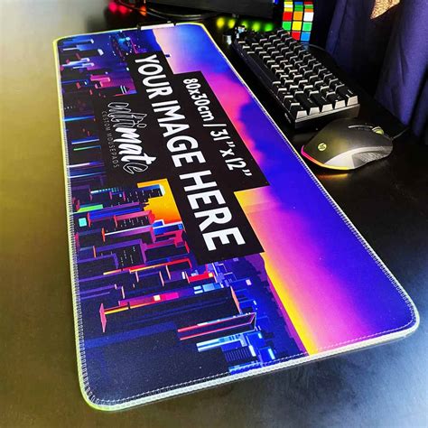 'Print your image' Large Custom Gaming Mouse Pad/Desk Mat – Ultimate ...