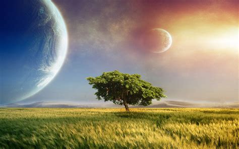 Wallpaper Science Fiction Planet Landscape - WallpaperSafari