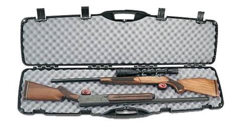 Plano Double Rifle/Shotgun Case Polymer Contoured | Range USA