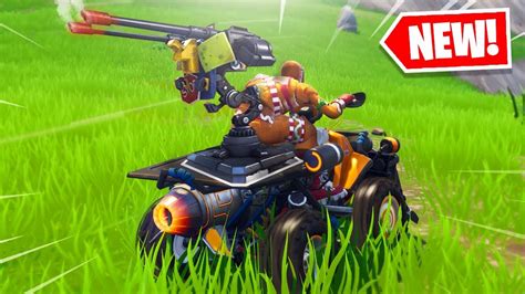 New MOUNTED TURRET MINIGUN in Fortnite.. 😂 - YouTube