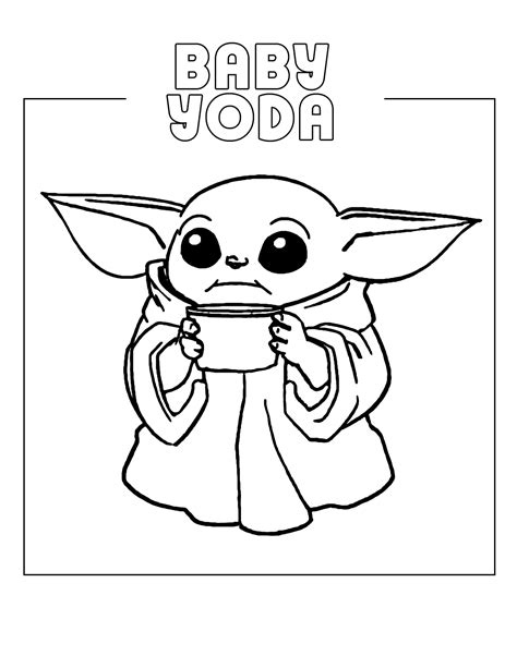 Baby Yoda Coloring Pages – coloring.rocks