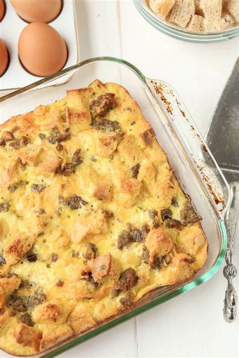 This easy sausage breakfast casserole is the best make ahead breakfast ...