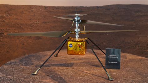 NASA's experimental Mars helicopter Ingenuity achieves first powered ...