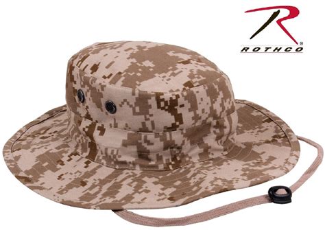 Rothco Desert Digital Camo Adjustable Outdoor Boonie Bucket Hat 52554 ...