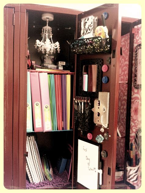 25 DIY Locker Decor Ideas for More Cooler Look | Middle school lockers ...