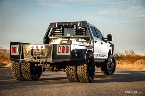 Not the Average Work Truck: A Radical Raised 2017 Flatbed Ford F350 ...