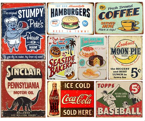 15 Vintage Metal Signs | i should be mopping the floor