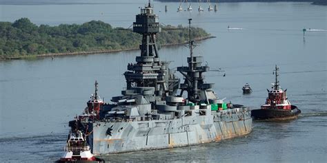 USS Texas, Last of the World War I-Era Battleships, Moved for Repairs ...