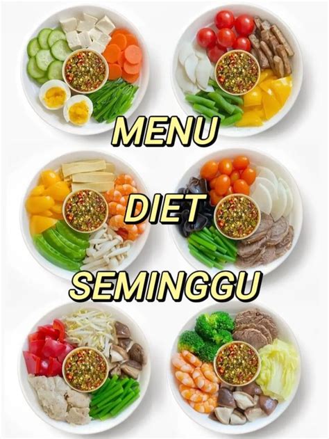 Lemon8 · GA AKAN BOSEN MENU DIET SEMINGGU · @resep.sehat | Makanan diet ...