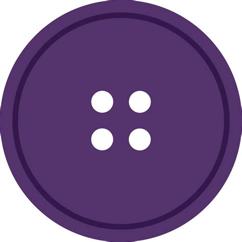 Purple Round Cloth Button With 4 Hole PNG Image - PurePNG | Free ...