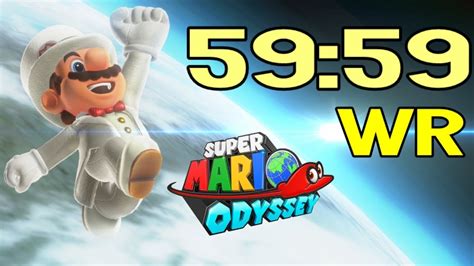 FIRST EVER Super Mario Odyssey Speedrun in UNDER 1 HOUR! (1P World ...