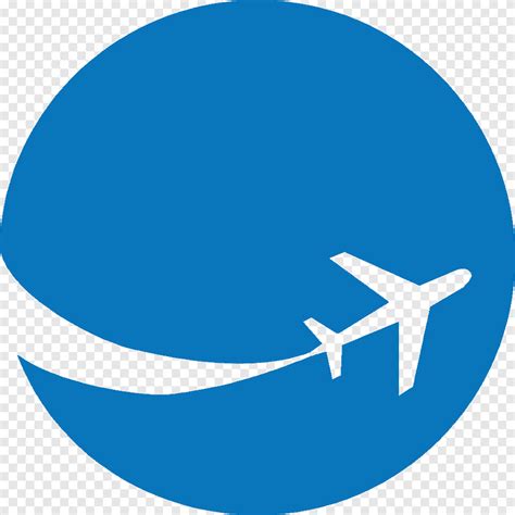 Airplane Aircraft Logo, airplane, blue, logo png | PNGEgg