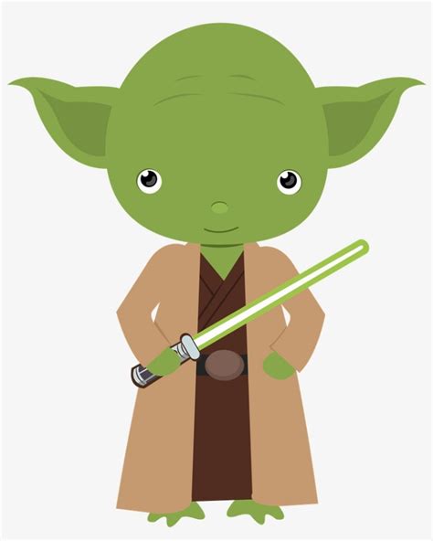 yoda with lightsaber - Clipart World