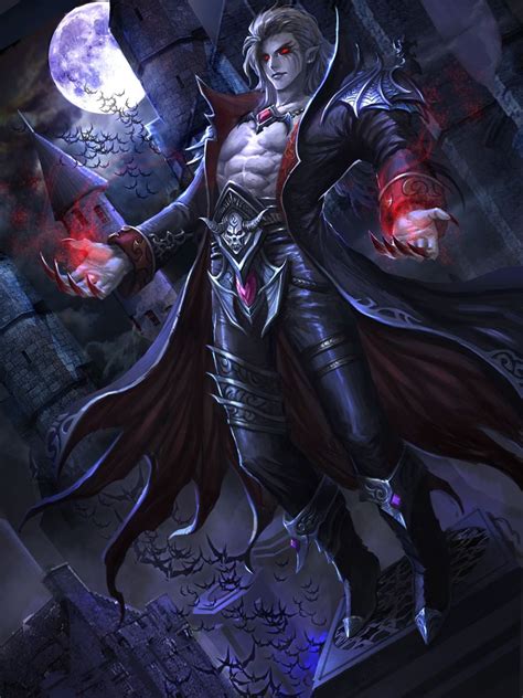 Vampiro en su guarida Fantasy Male, Fantasy Warrior, Dark Fantasy Art ...