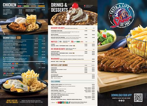 Spur Menu and Prices South Africa