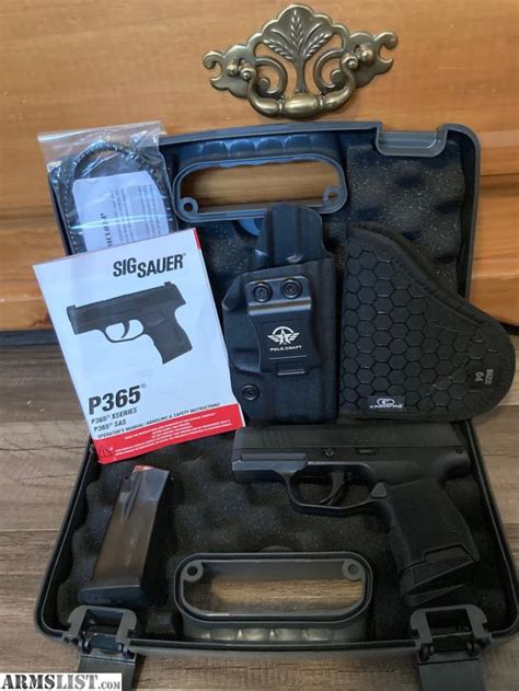 ARMSLIST - For Sale/Trade: SIG SAUER P365 SAS + ACCESSORIES