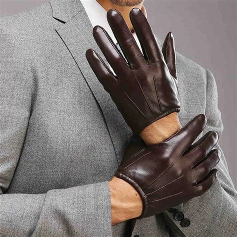 Aliexpress.com : Buy 2017 Top Fashion Men Genuine Leather Gloves Wrist ...