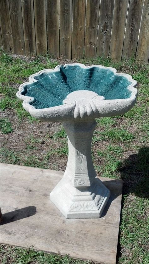 How To Make Concrete Bird Bath Bowl - blissinspire