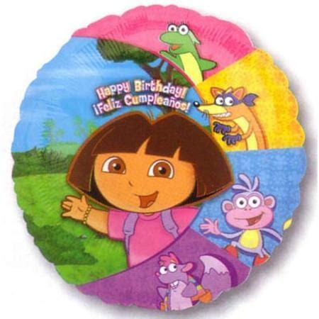 Birthday Dora & Friends Foil Balloon ANA15747 - Balloon World