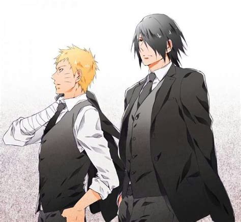 Naruto and Sasuke on Naruto's wedding | Anime Amino