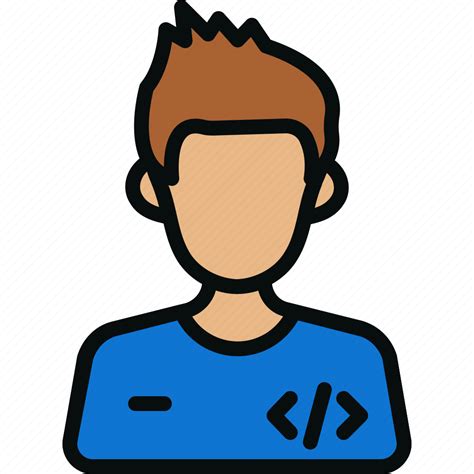 Avatar, coding, computer, it, laptop, profile, programmer icon ...