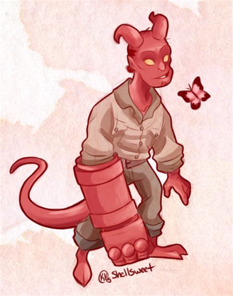 Baby Hellboy by Shellsweet on DeviantArt