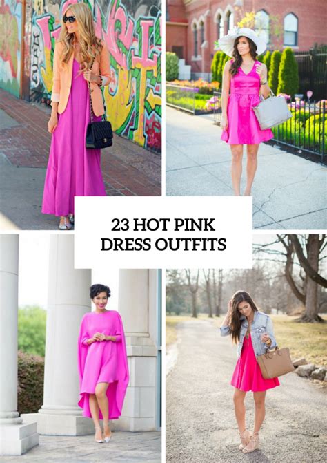 23 Hot Pink Dress Outfits For This Season - Styleoholic