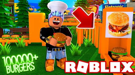 ROBLOX BURGER FACTORY TYCOON! - YouTube