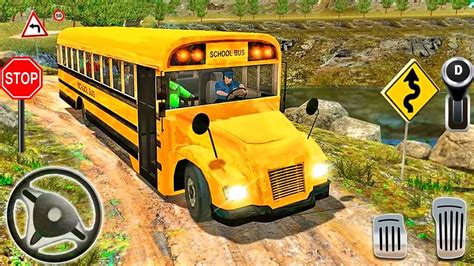 Offroad High School Bus Driver Simulator - Bus Driving Simulator 3D ...