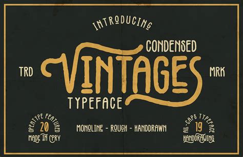 Vintages Typeface - Free Fonts