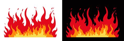 Flame Silhouette Vector Art, Icons, and Graphics for Free Download