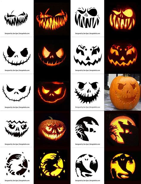 45+ Scary pumpkin template faces ideas | This is Edit