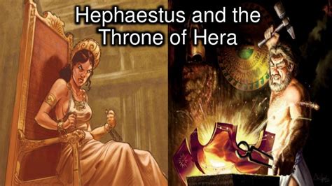 Hephaestus and Hera's throne