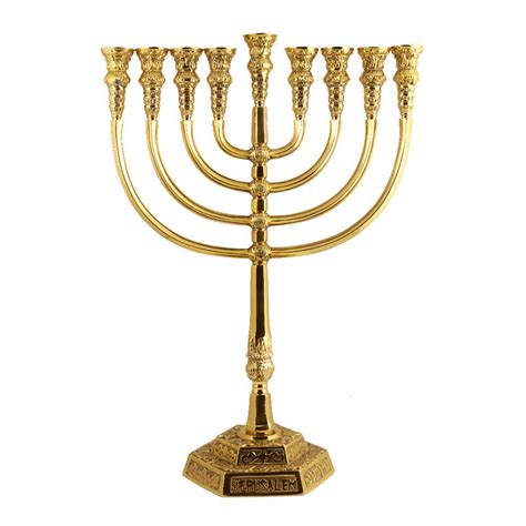 Authentic Looking traditional Menorah for candle or oil use