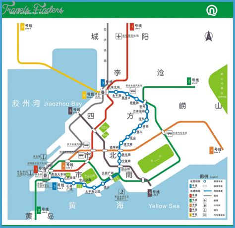 Qingdao Subway Map - Travel - Map - Vacations - TravelsFinders.Com