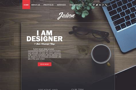 Creative WebPage Design | Creative Website Templates ~ Creative Market