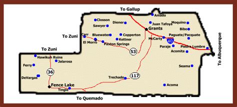 Ghost Towns of New Mexico - Cibola County New Mexico ghost towns