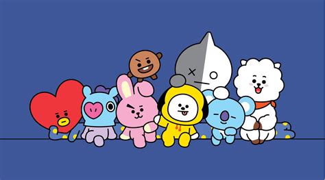 Bts21 Names ~ Bt21 Bts Created Line Info Character Sticker | Kpopbuzz